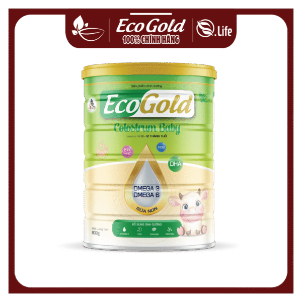 ECOGOLD COLOSTRUM BABY-800G-dành cho trẻ (0-12 tháng tuổi)