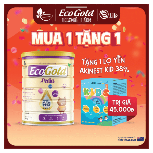 ECOGOLD PEDIA - Sữa cho trẻ từ (1-10 tuổi) - Hình ảnh 2