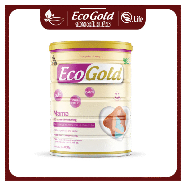 ECOGOLD MAMA 800g- Sữa cho mẹ bầu & cho con bú