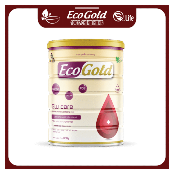 ECOGOLD GLU CARE-900G -Sữa dành cho người tiểu đường, tiền đái tháo đường