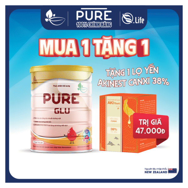 Sữa Pure Glu PURE GLUCERNA – TIỂU ĐƯỜNG VÀ TIỀN TIỂU ĐƯỜNG - Hình ảnh 2