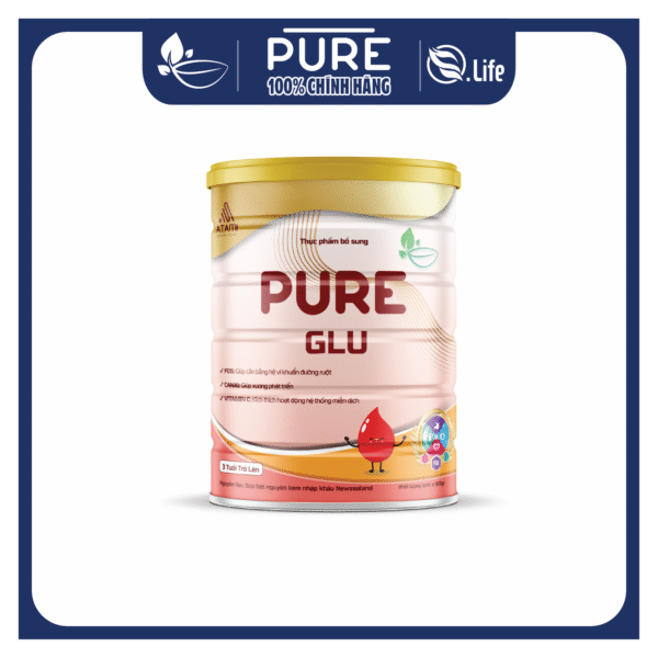 Sữa Pure Glu PURE GLUCERNA – TIỂU ĐƯỜNG VÀ TIỀN TIỂU ĐƯỜNG